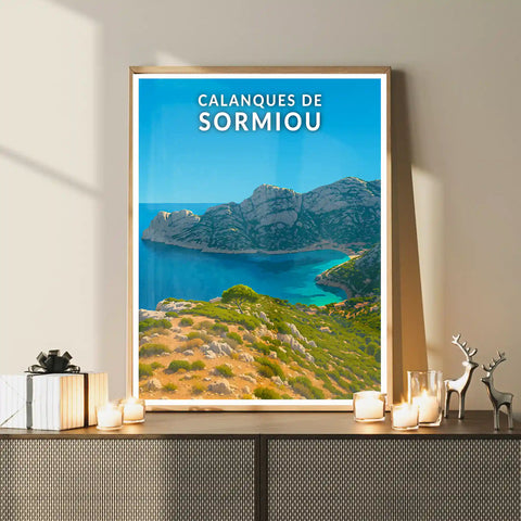 Affiche - Calanques de Sormiou