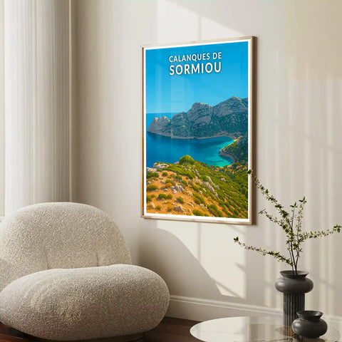 Affiche - Calanques de Sormiou
