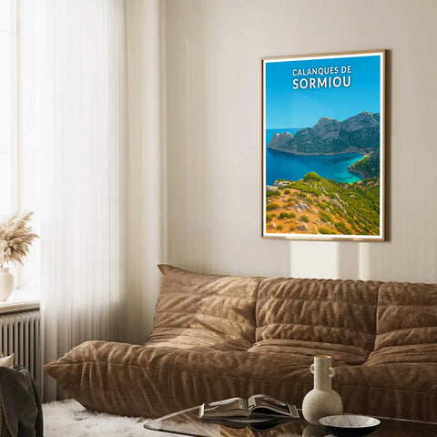 Affiche - Calanques de Sormiou
