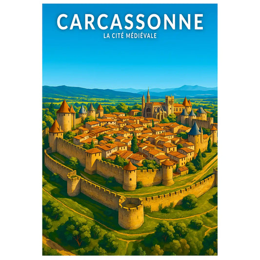 Affiche - Carcassonne - La Cité Médiévale