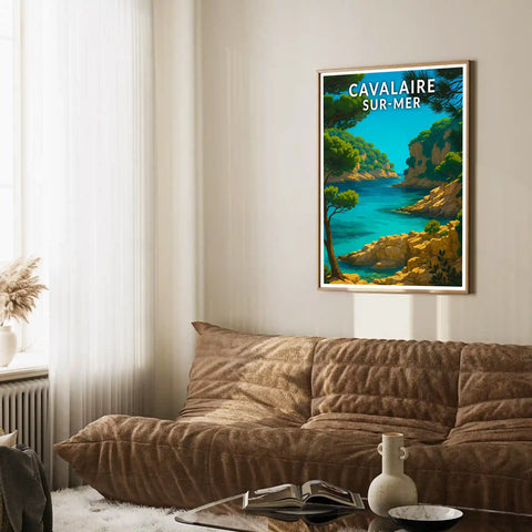 Affiche - Cavalaire-sur-Mer