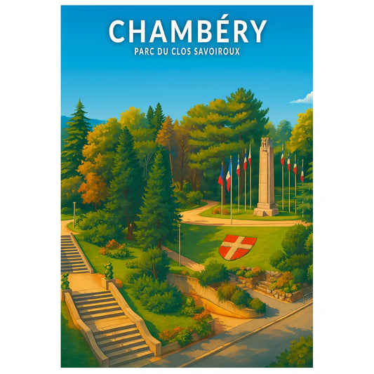 Affiche - Chambéry - Parc du Clos Savoiroux
