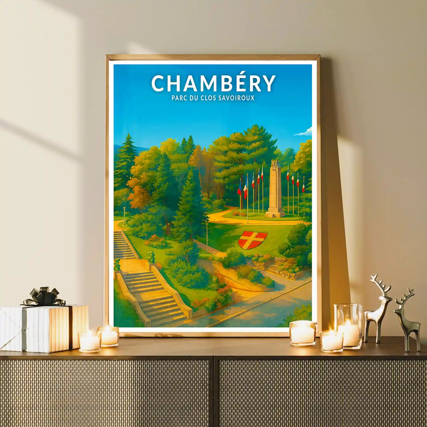 Affiche - Chambéry - Parc du Clos Savoiroux