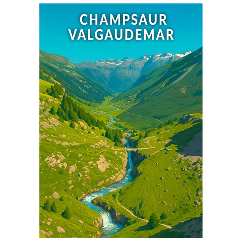 Affiche - Champsaur Valgaudemar