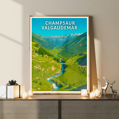 Affiche - Champsaur Valgaudemar