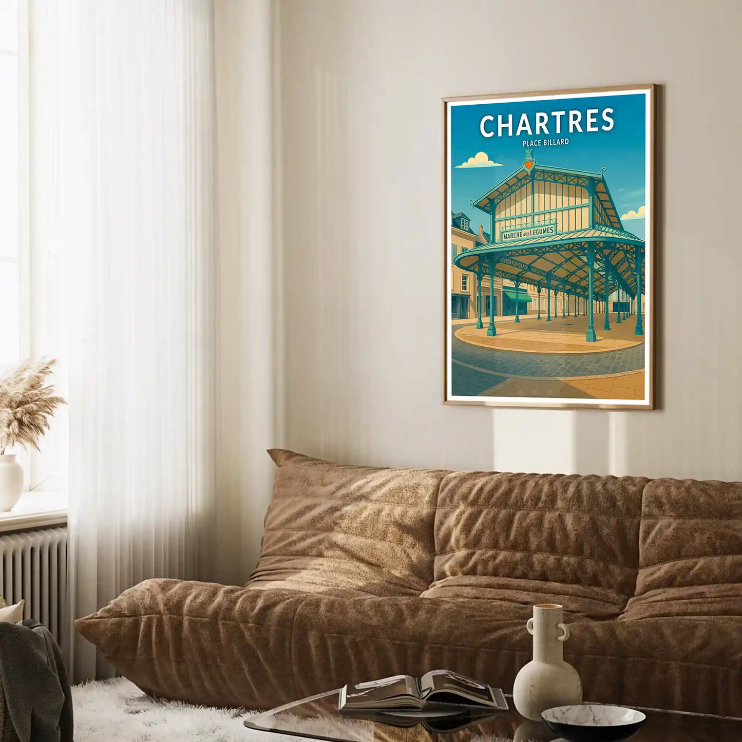 Affiche - Chartres - Place Billard