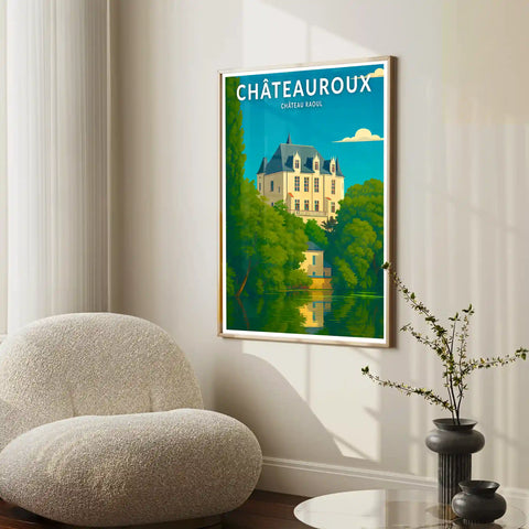 Affiche - Châteauroux - Château Raoul
