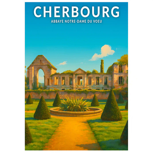 Affiche - Cherbourg - Abbaye Notre-Dame du Voeu