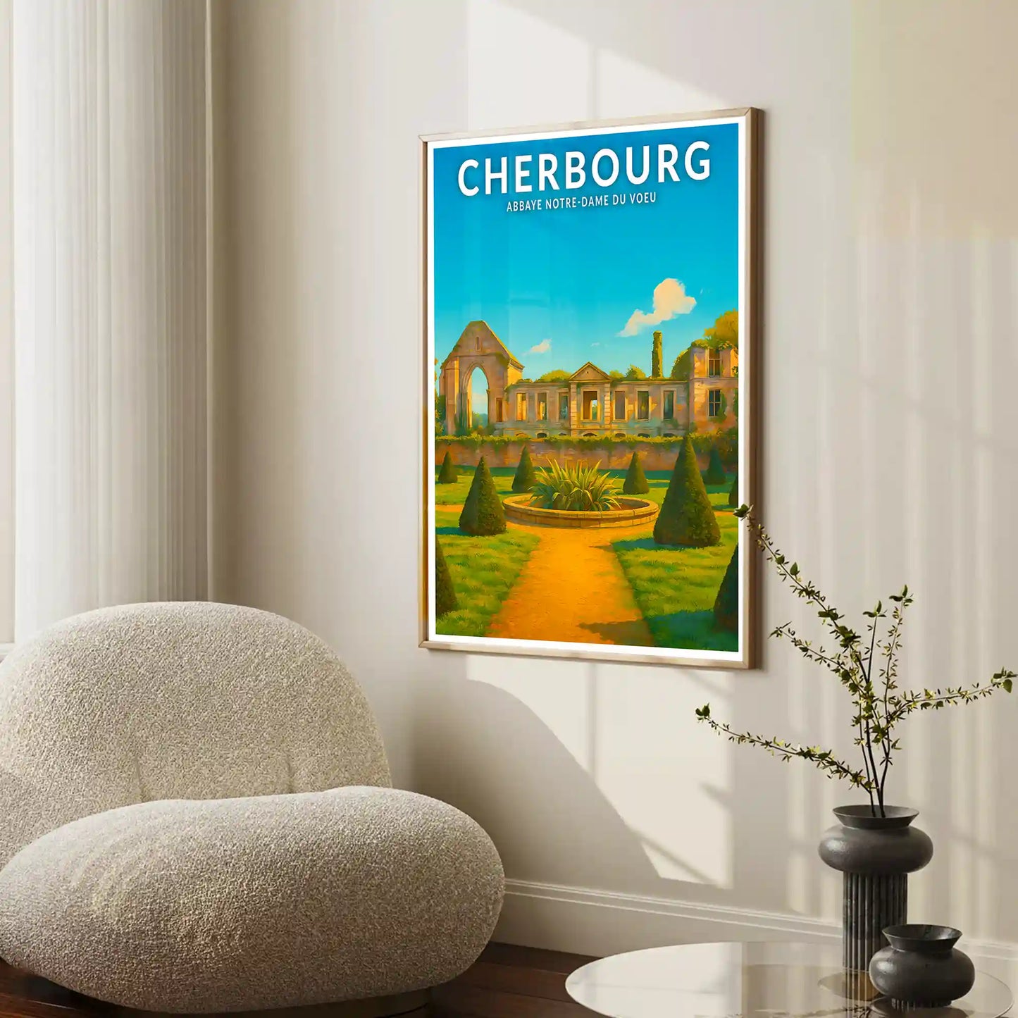 Affiche - Cherbourg - Abbaye Notre-Dame du Voeu