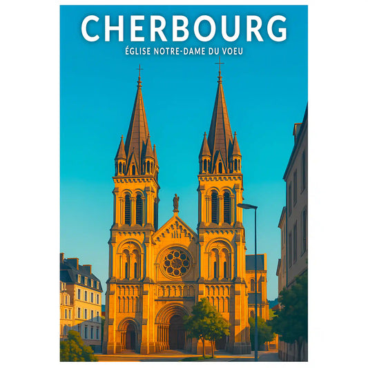Affiche - Cherbourg - Église Notre-Dame du Voeu