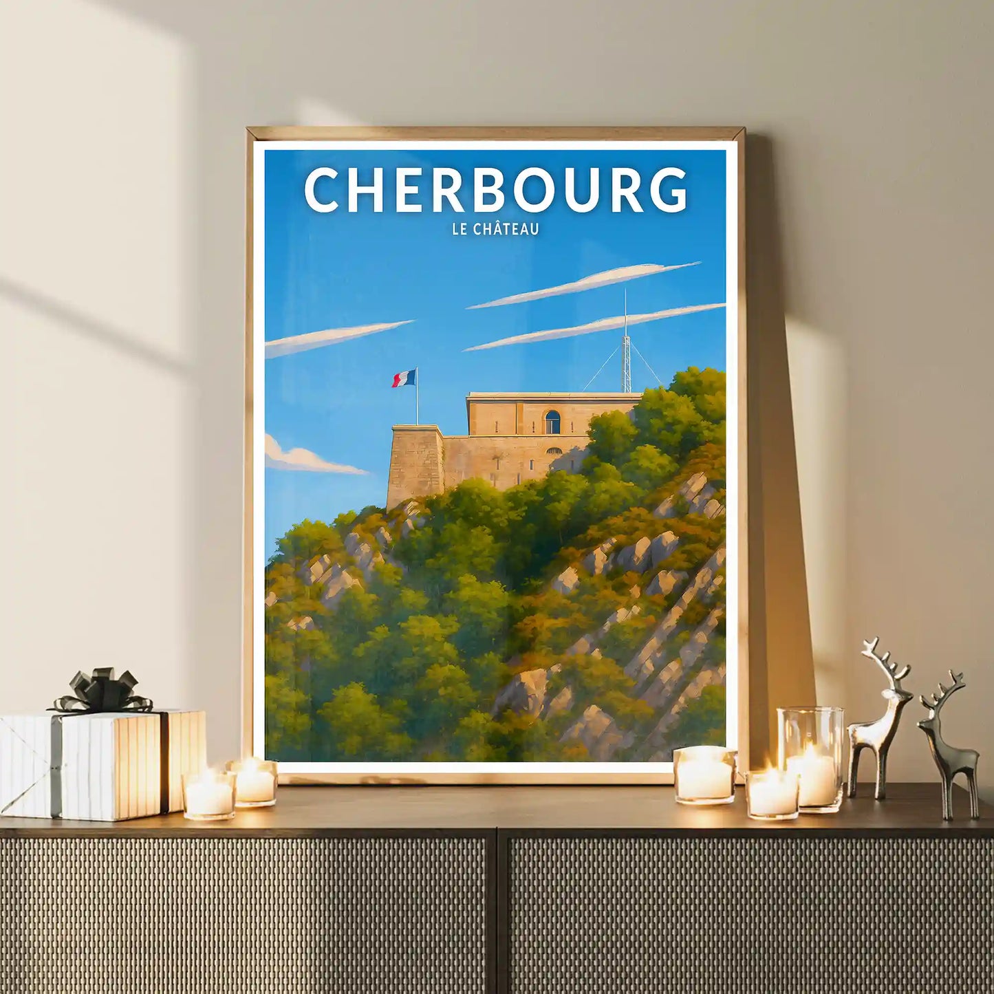 Affiche - Cherbourg - Le Château