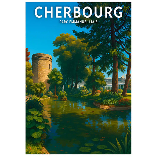 Affiche - Cherbourg - Parc Emmanuel Liais