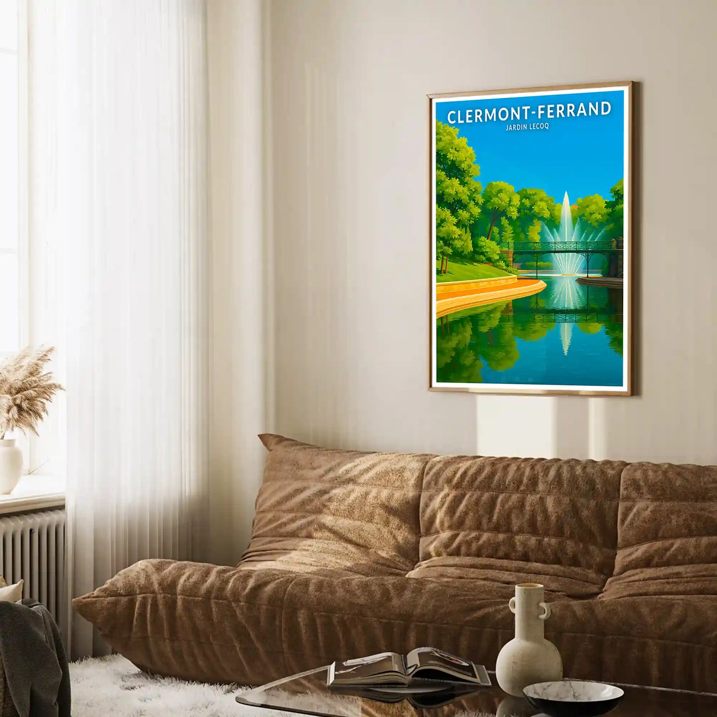 Affiche - Clermont-Ferrand - Jardin Lecoq