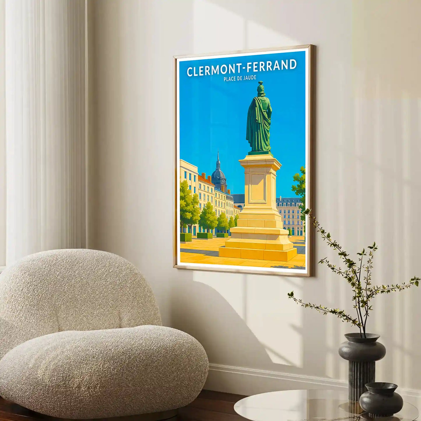 Affiche - Clermont-Ferrand - Place de Jaude