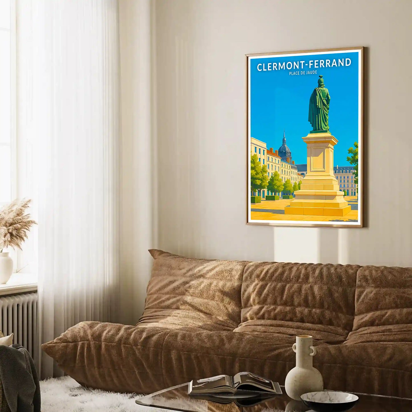 Affiche - Clermont-Ferrand - Place de Jaude