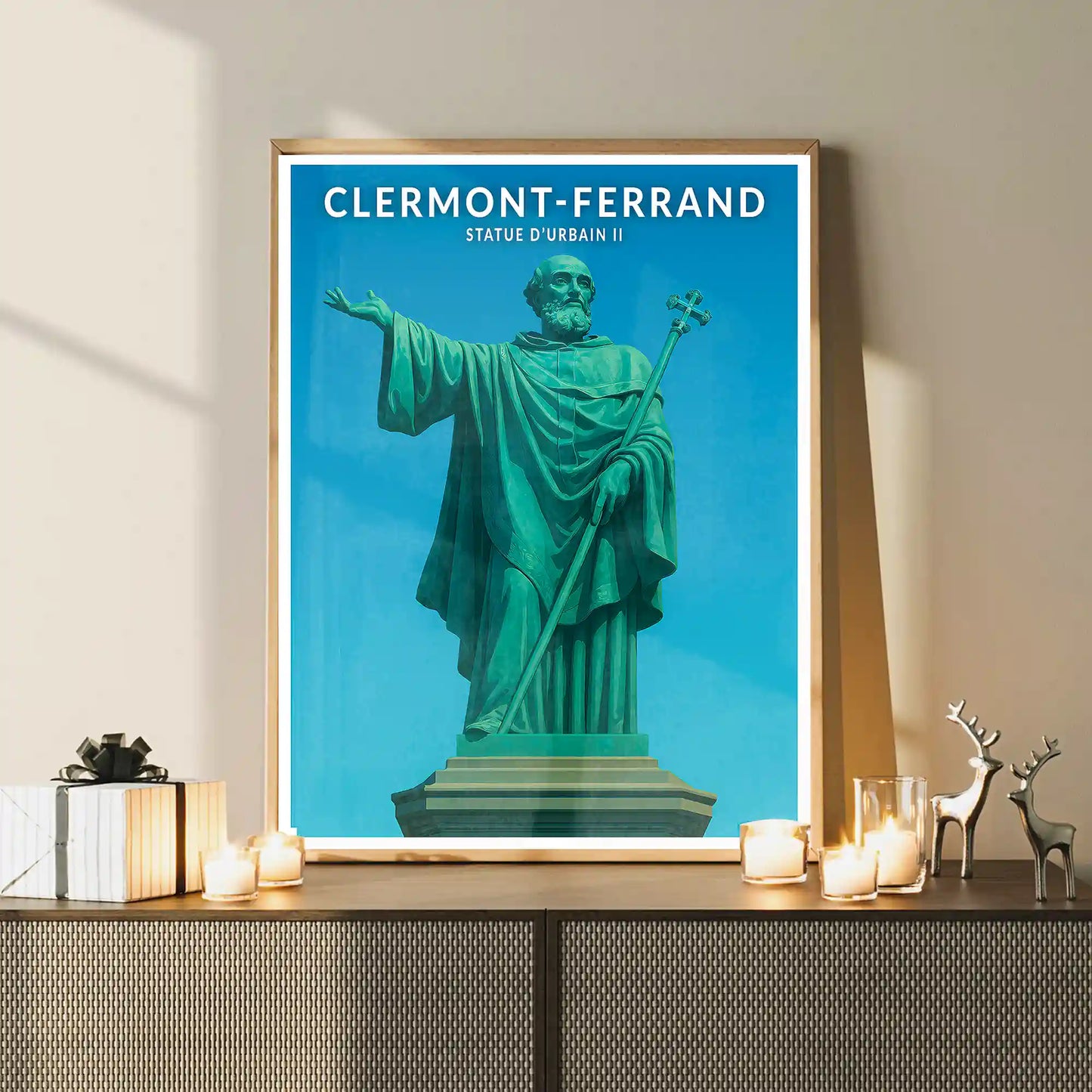 Affiche - Clermont-Ferrand - Statue d'Urbain II