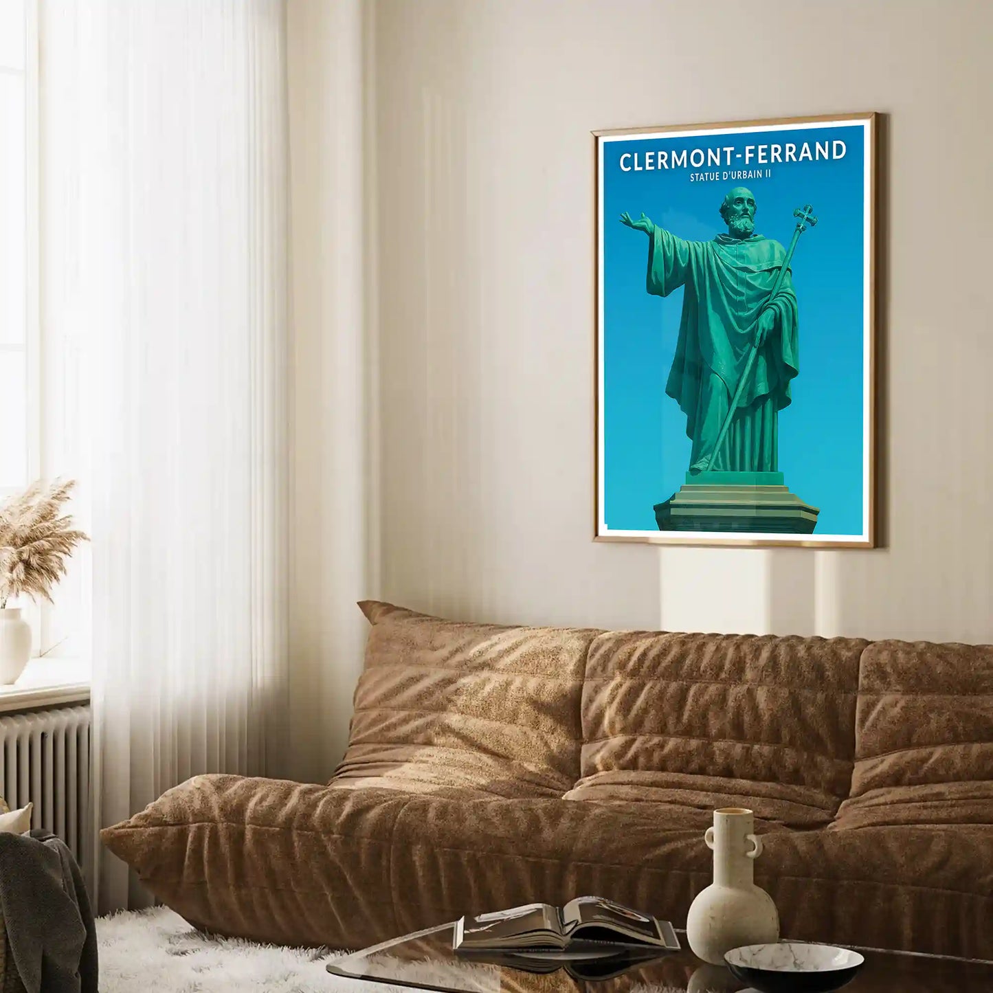Affiche - Clermont-Ferrand - Statue d'Urbain II