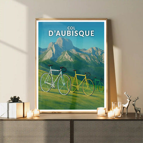 Affiche - Col d'Aubisque