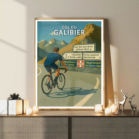 Affiche - Col du Galibier