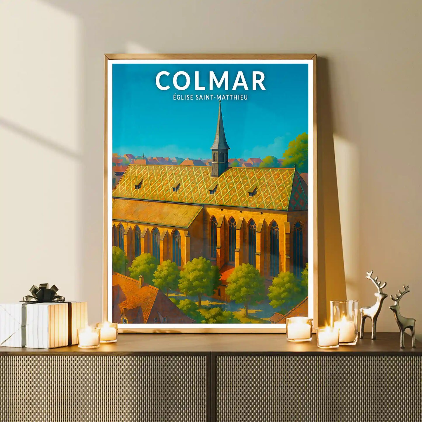 Affiche - Colmar - Église Saint-Matthieu