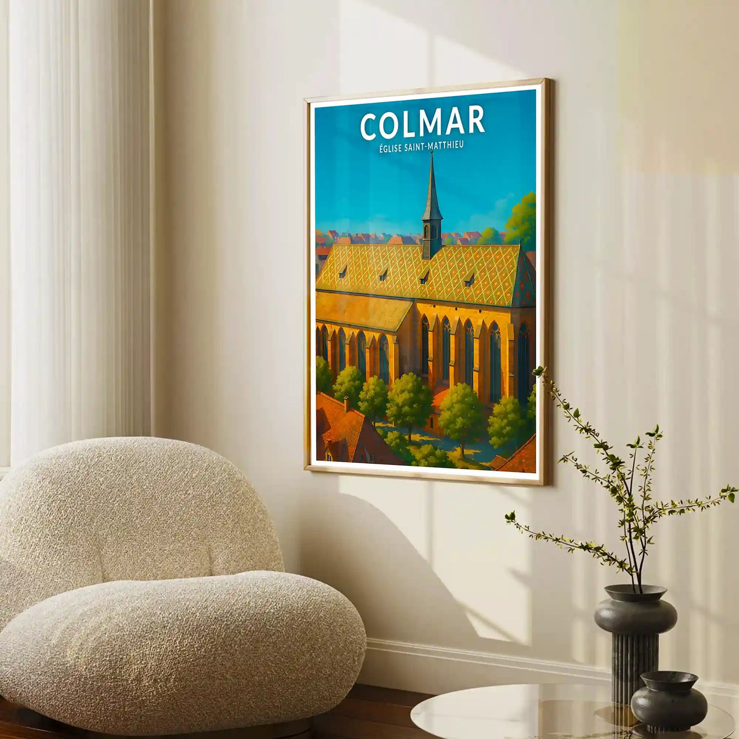 Affiche - Colmar - Église Saint-Matthieu
