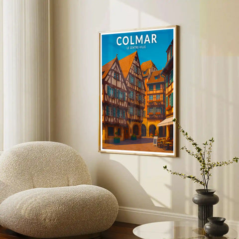Affiche - Colmar - Le Centre-Ville