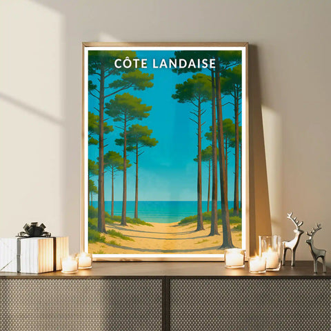 Affiche - Côte Landaise