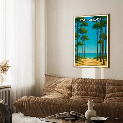 Affiche - Côte Landaise