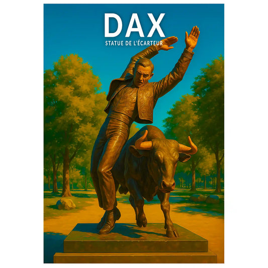 Affiche - Dax - Statue de l'Écarteur