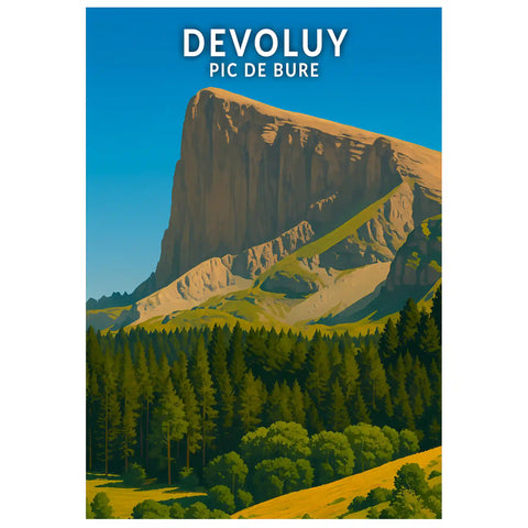Affiche - Devoluy - Pic de Bure