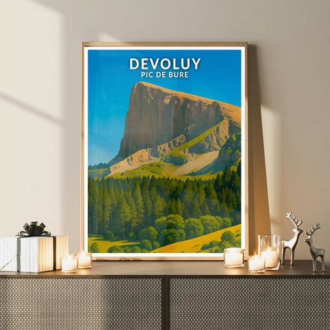 Affiche - Devoluy - Pic de Bure