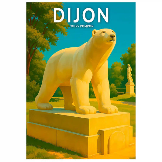 Affiche - Dijon - L'ours Pompon