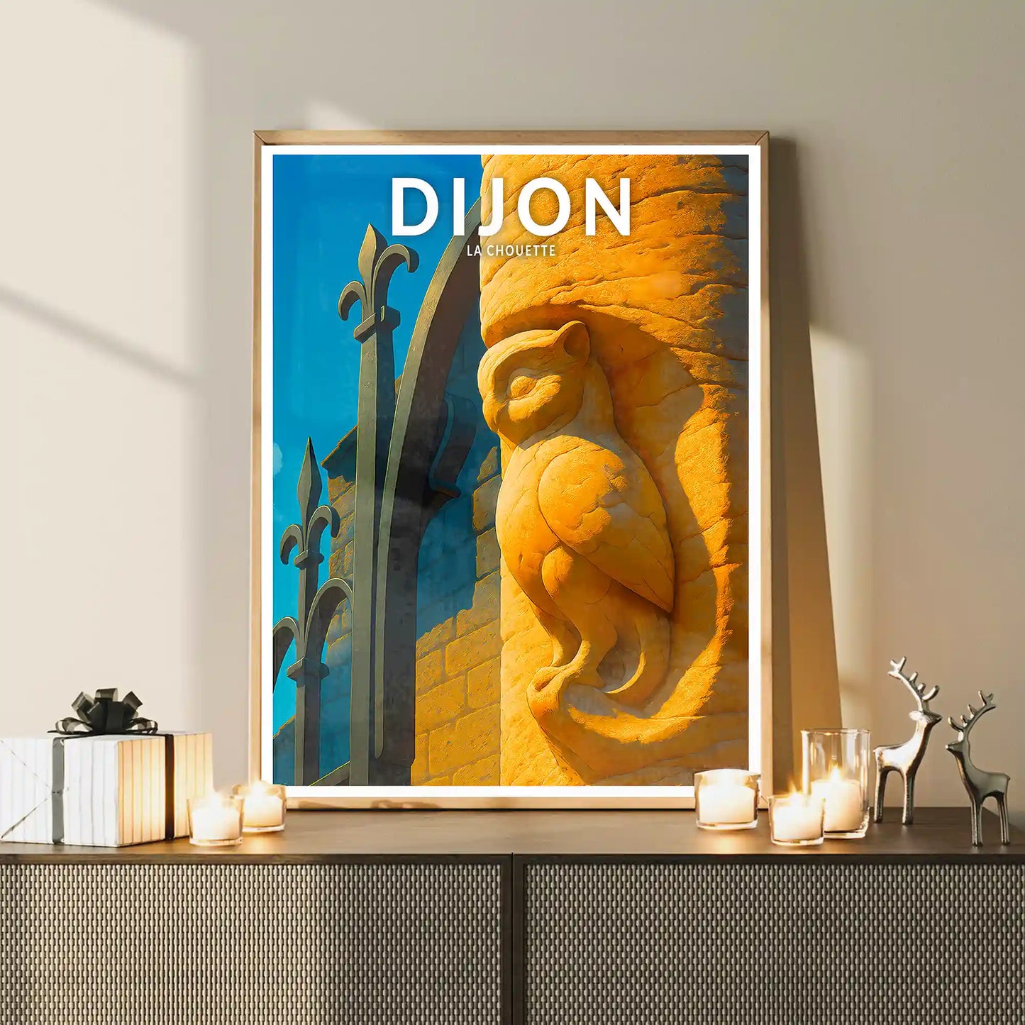 Affiche - Dijon - La Chouette