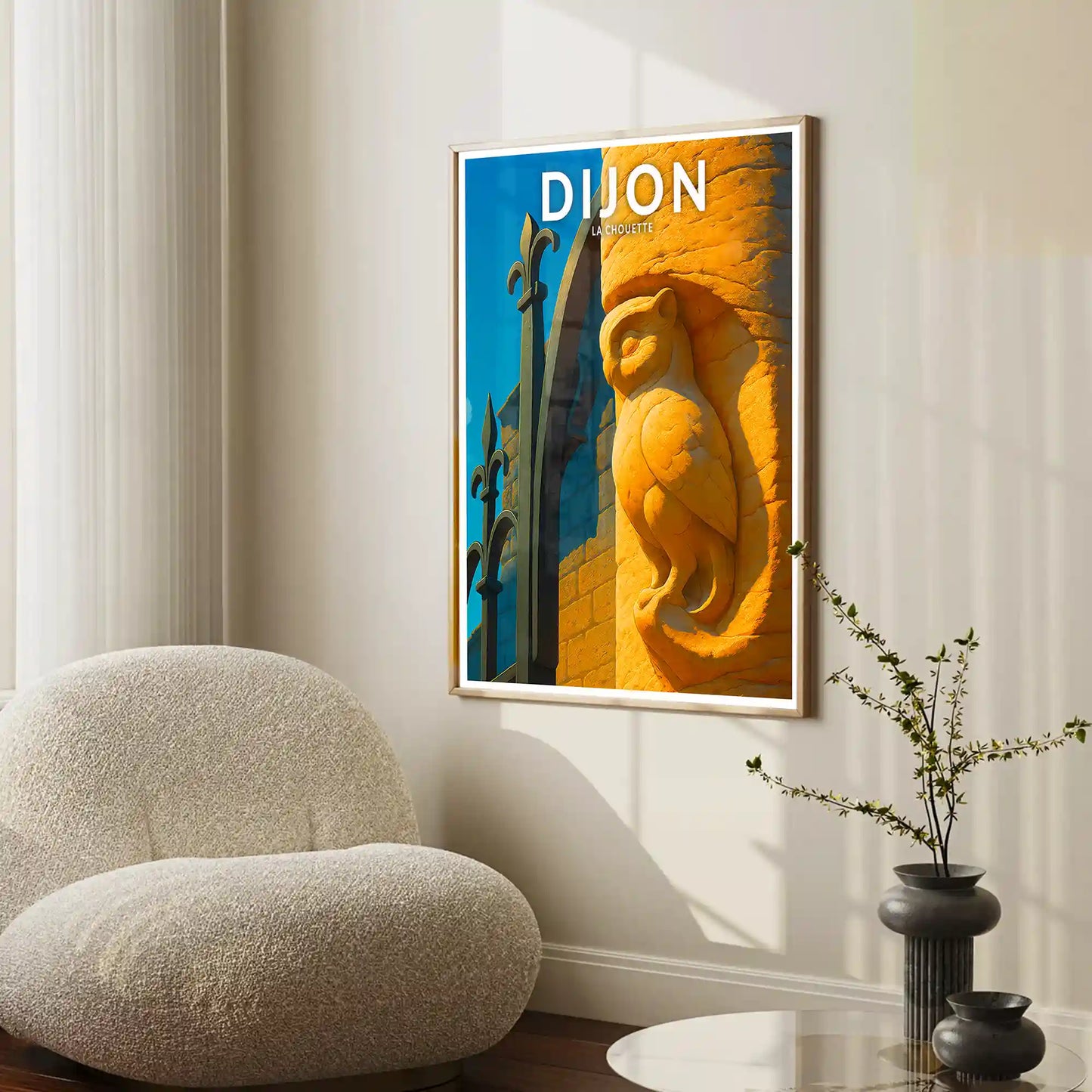 Affiche - Dijon - La Chouette