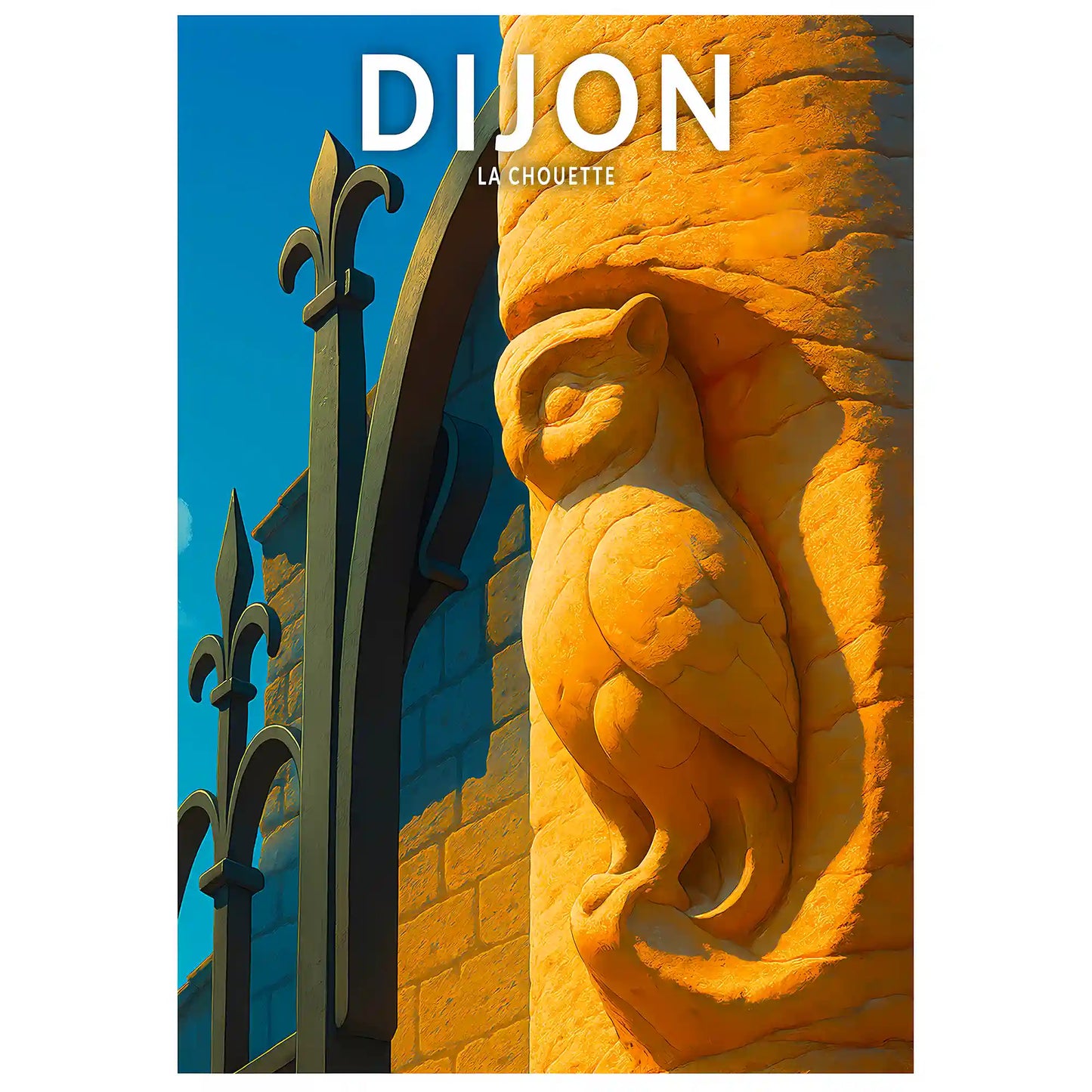 Affiche - Dijon - La Chouette