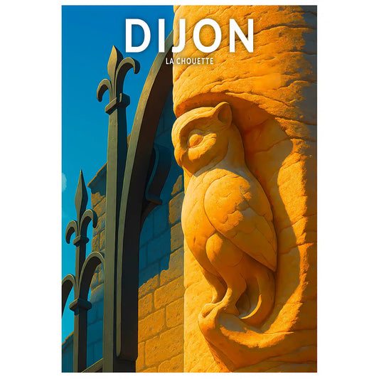 Affiche - Dijon - La Chouette