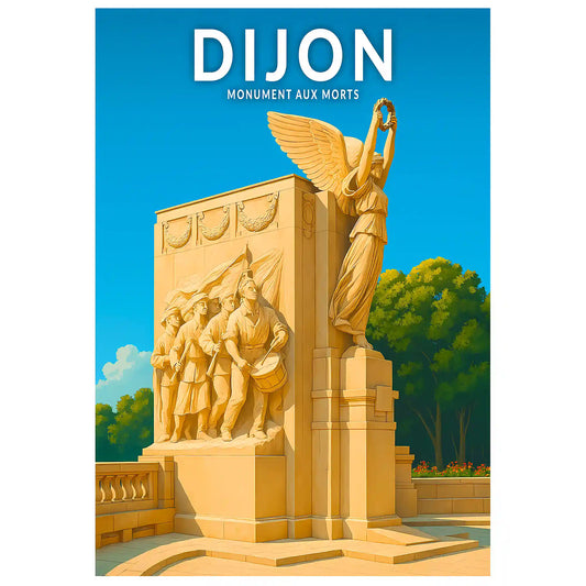 Affiche - Dijon - Monument aux Morts