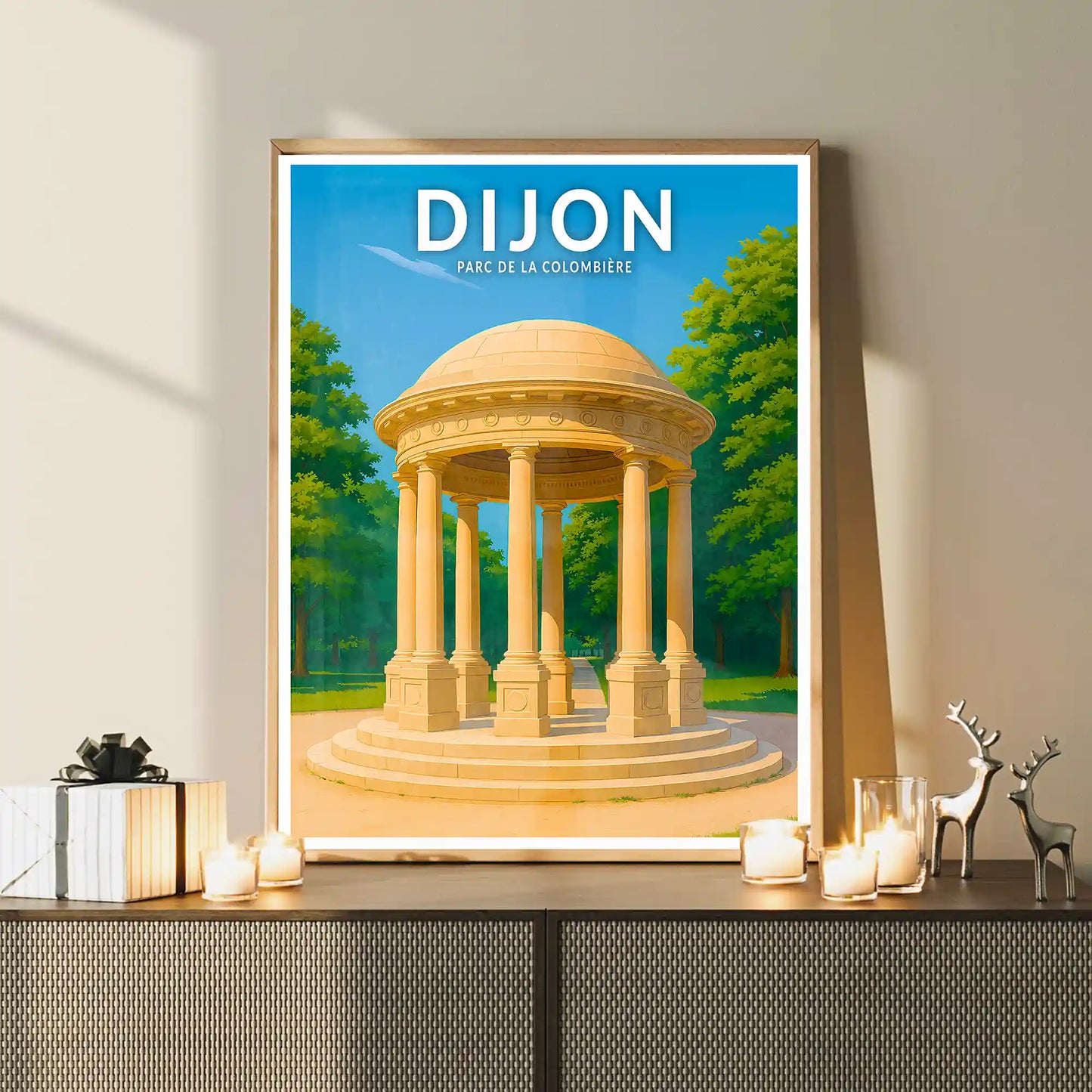 Affiche - Dijon - Parc de la Colombière
