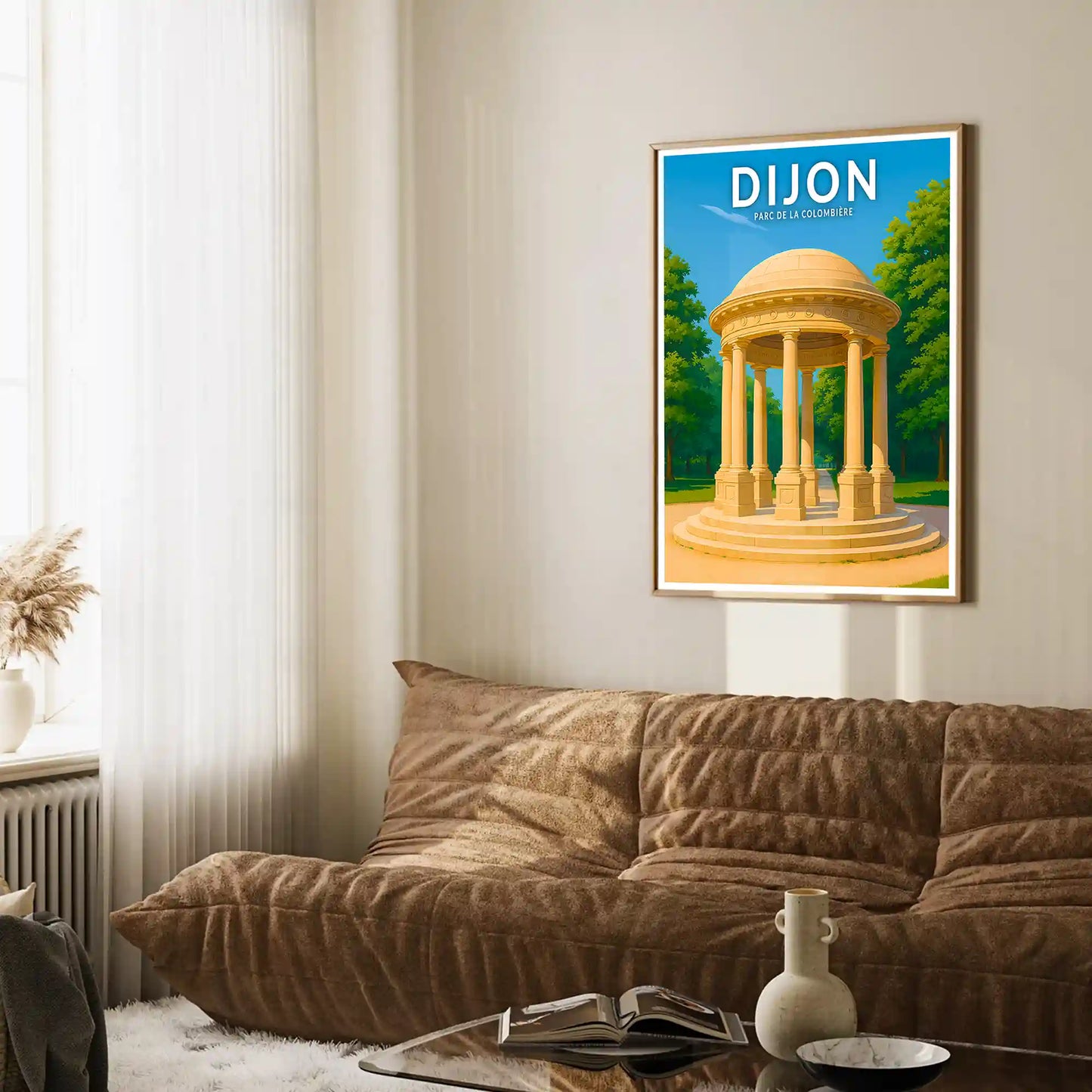 Affiche - Dijon - Parc de la Colombière