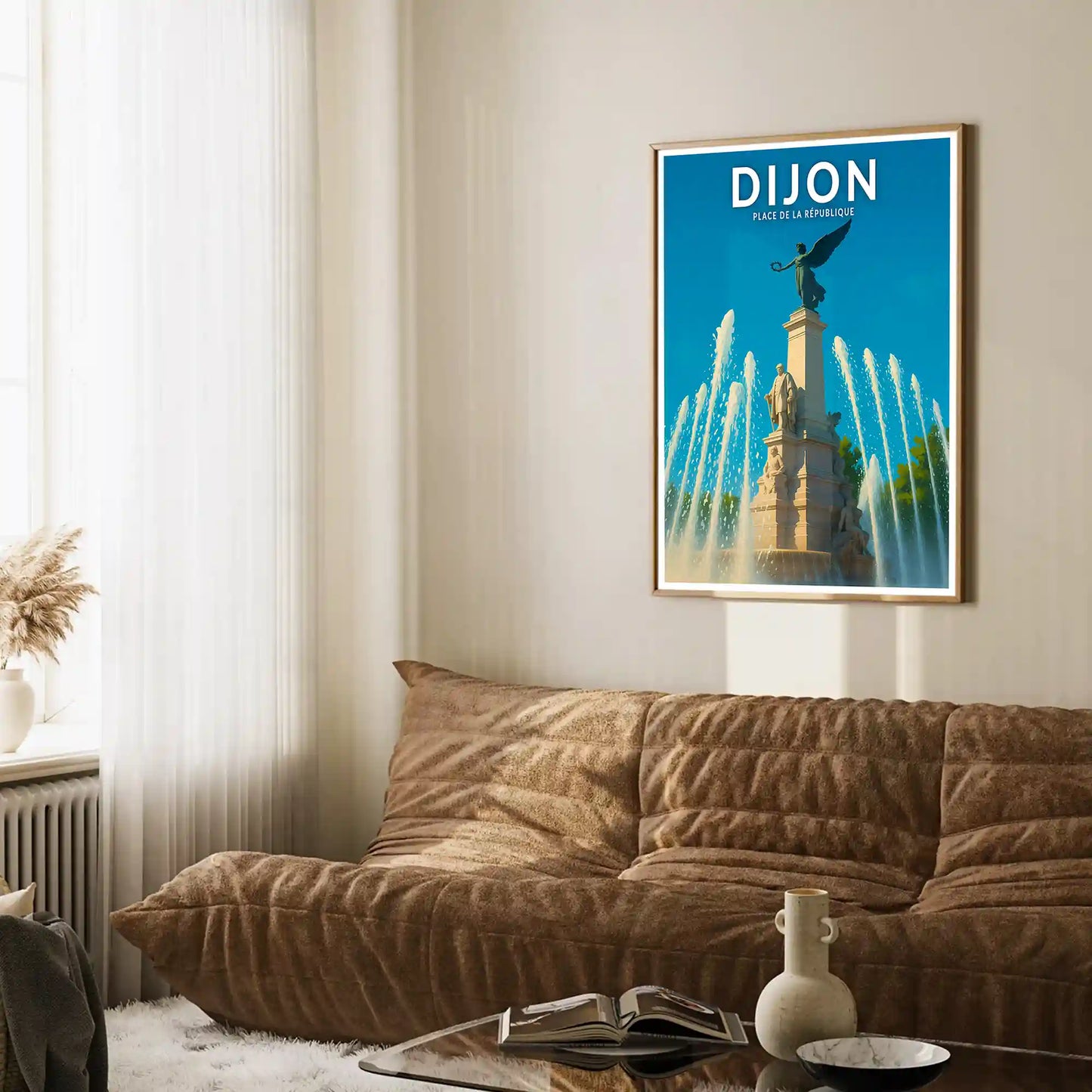 Affiche - Dijon - Place de la République