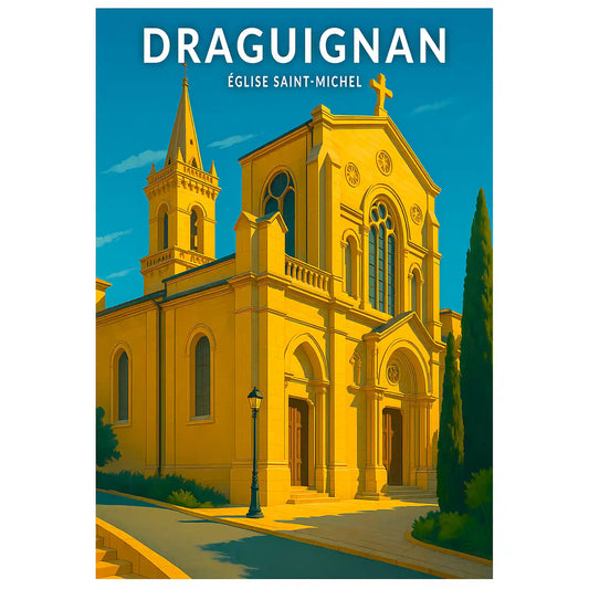 Affiche - Draguignan - Église Saint-Michel