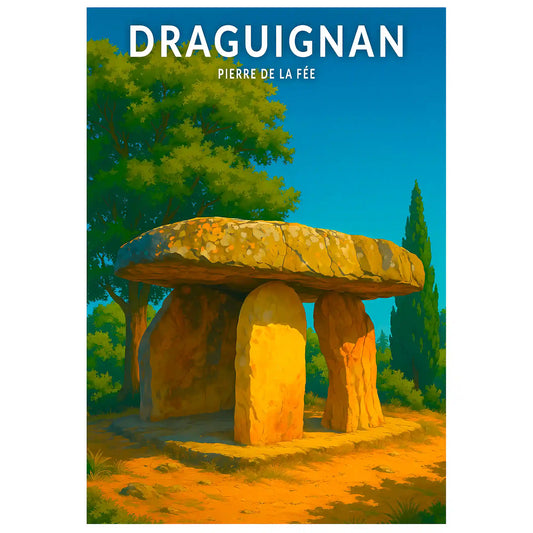 Affiche - Draguignan - Pierre de la Fée