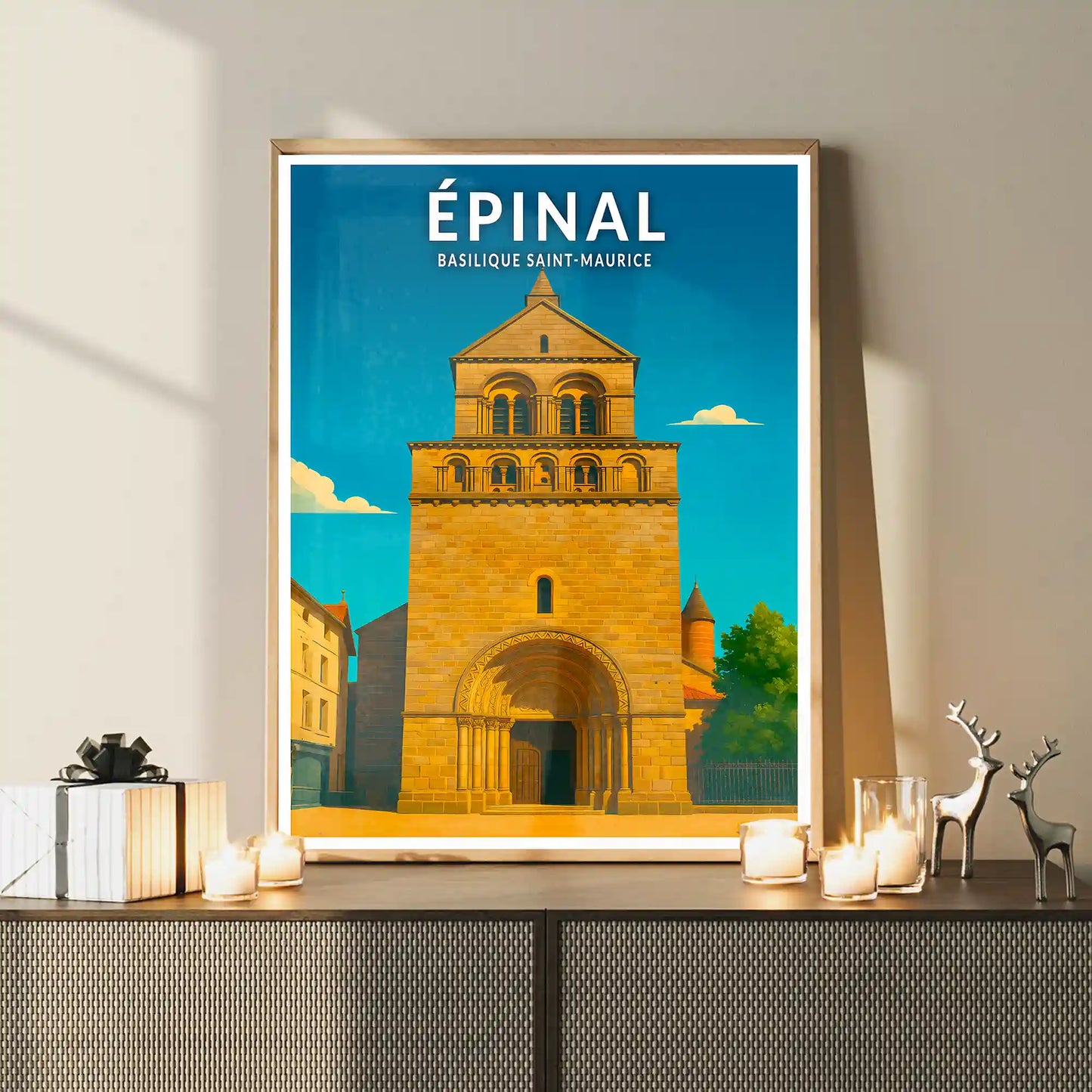 Affiche - Épinal - Basilique Saint-Maurice