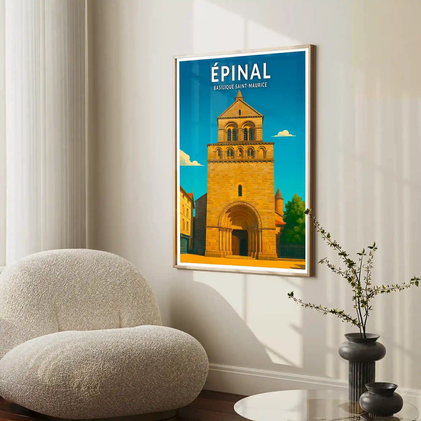Affiche - Épinal - Basilique Saint-Maurice