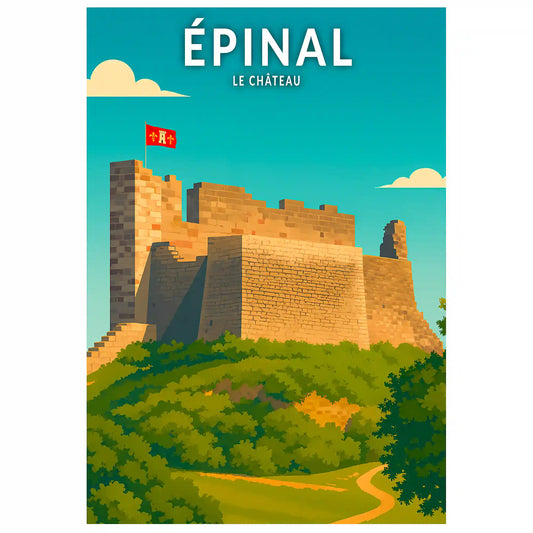 Affiche - Épinal - Le Château