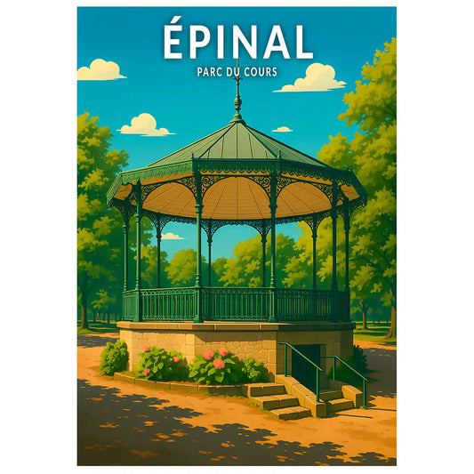 Affiche - Épinal - Parc du Cours