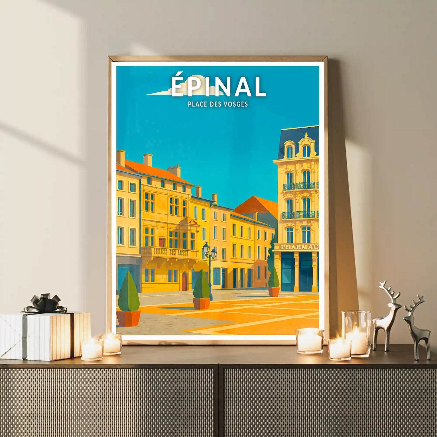 Affiche - Épinal - Place des Vosges
