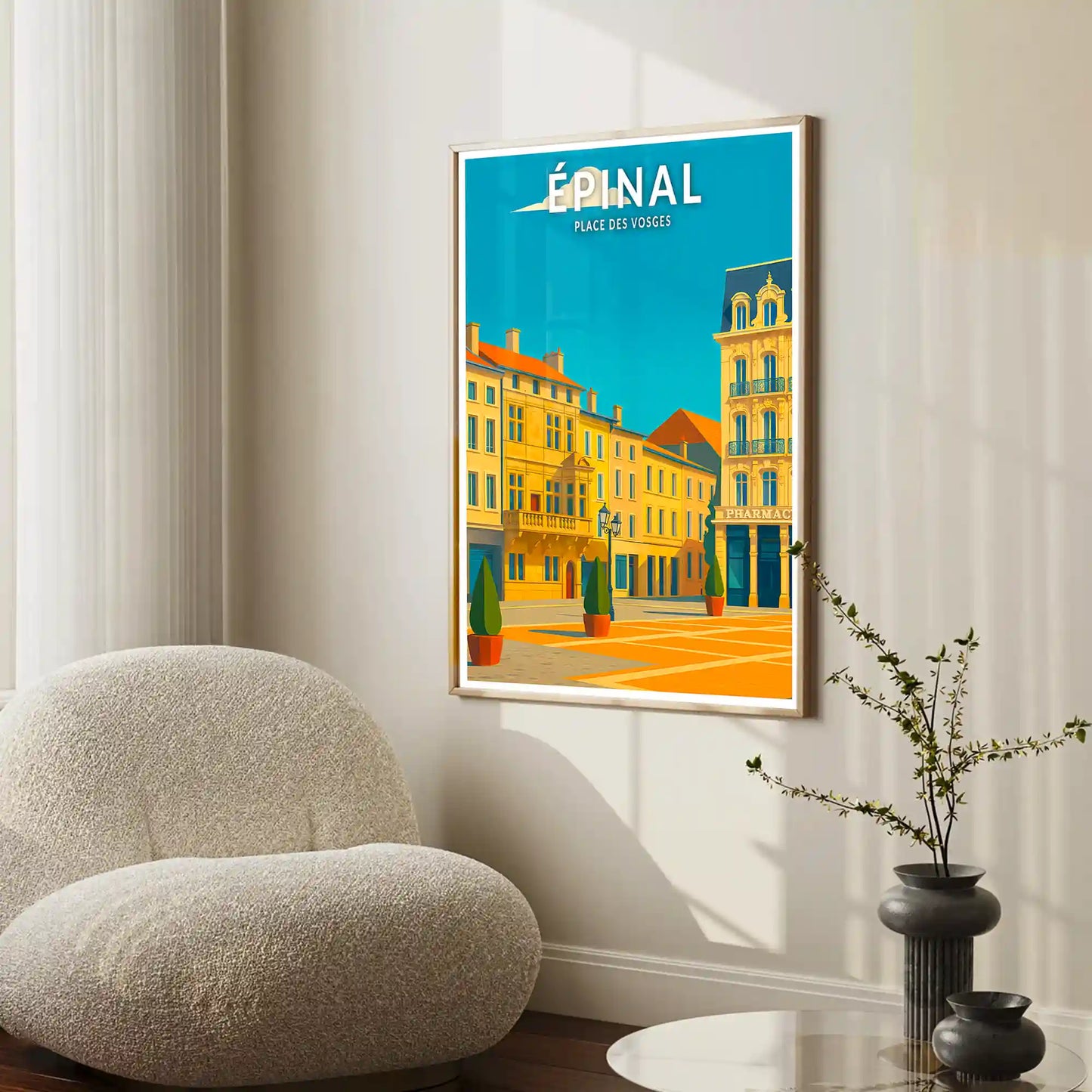 Affiche - Épinal - Place des Vosges