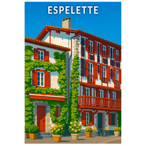 Affiche - Espelette