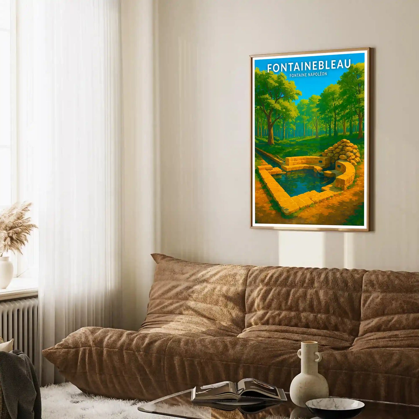 Affiche - Fontainebleau - Fontaine Napoléon